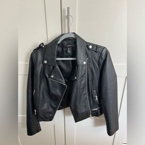 Forever 21 leather jacket!